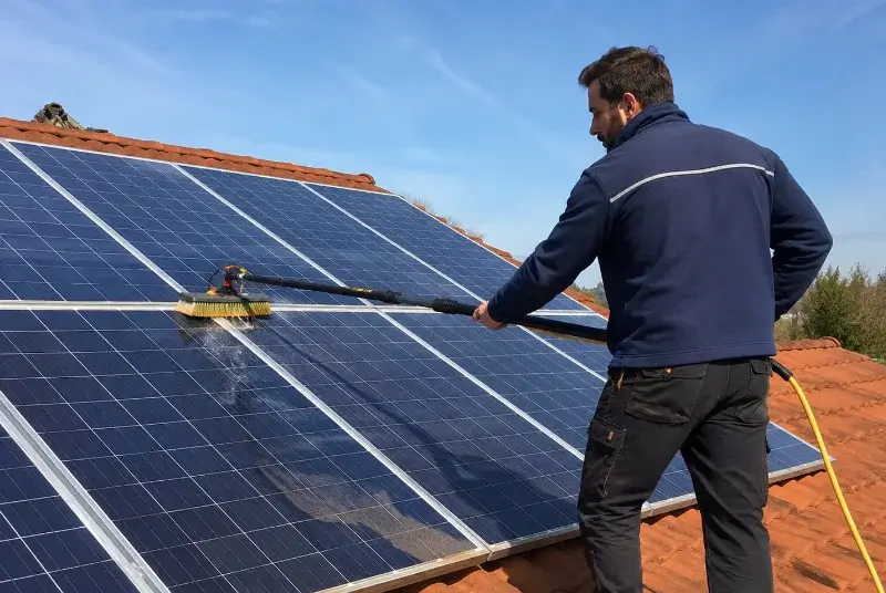 Nettoyage et entretien de panneaux solaires à Ambronay